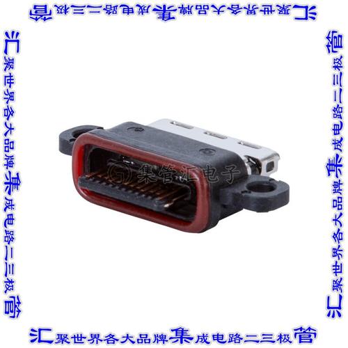 UJ32-C-H-G-SMT-4-P24-TR-68 连接器接插件USB JACK, TYPE C, 3.2