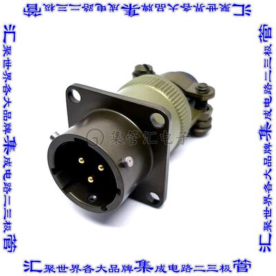 MSW00E12-3P 连接器接插件WALL MOUNT RECEPTACLE, ENVIRONME