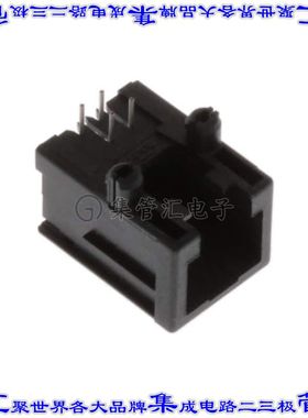 1705950-2 连接器接插件CONN MOD JACK 6P4C R/A UNSHLD