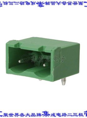 OSTOQ020151 连接器接插件TERM BLOCK HDR 2POS 90DEG 7.62MM