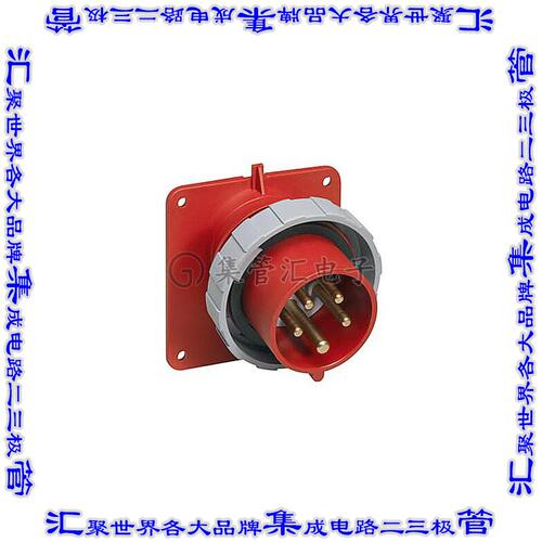 2CMA166664R1000 连接器接插件3P+N+E PANEL MOUNTED INLET, UNIF