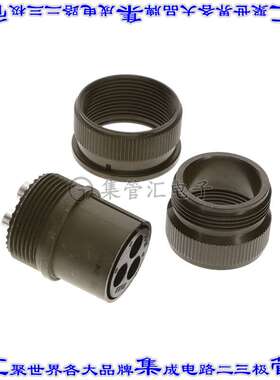 MS3106A20-19S 连接器接插件CONN PLUG FMALE 3P SILV SLDR CUP