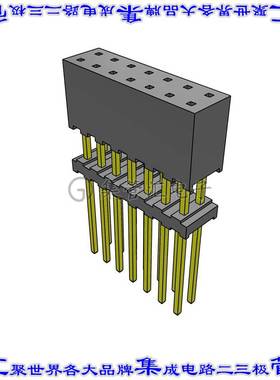 ESQT-107-02-M-D-435 连接器接插件FLEXYZ FLEXIBLE-HEIGHT SOCKE