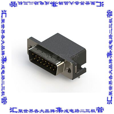 625-015-262-032 连接器接插件CONN D-SUB PLUG 15POS R/A SLDR