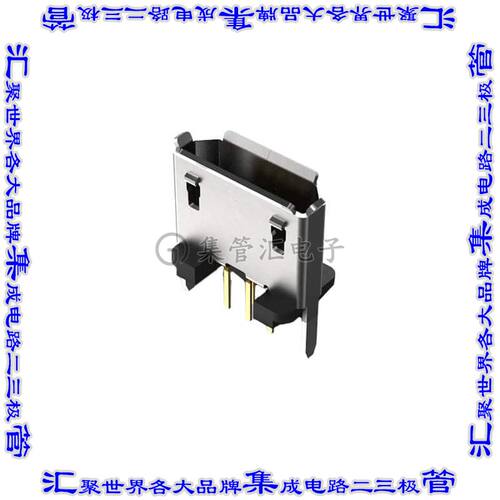 USB3145-30-1-A 连接器USB-微B型插座5POS USB 2.0通孔