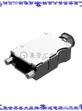 D9000APNT20/AA 连接器接插件D-SUB BACKSHELL, MACHINED ALUMIN