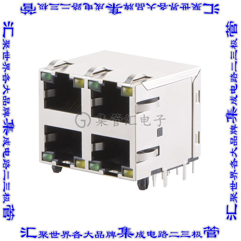 KRD-S-22-8-8-5-GDD 连接器接插件CONN MOD JACK 4PORT 8P8C SHLD