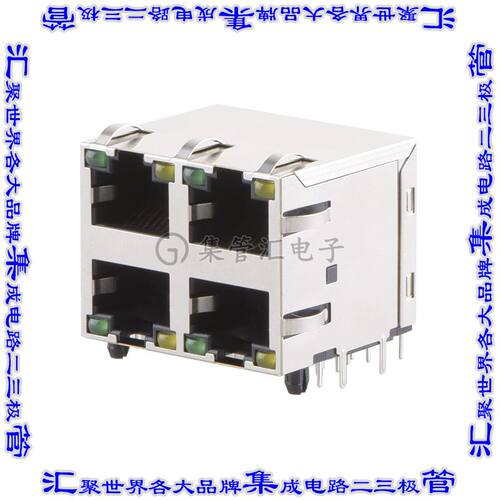 KRD-S-22-8-8-5-GDD 连接器接插件CONN MOD JACK 4PORT 8P8C SHLD