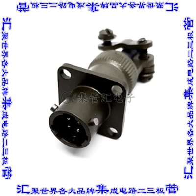 MSW00E8-4P-SR 连接器接插件WALL MOUNT RECEPTACLE, ENVIRONME
