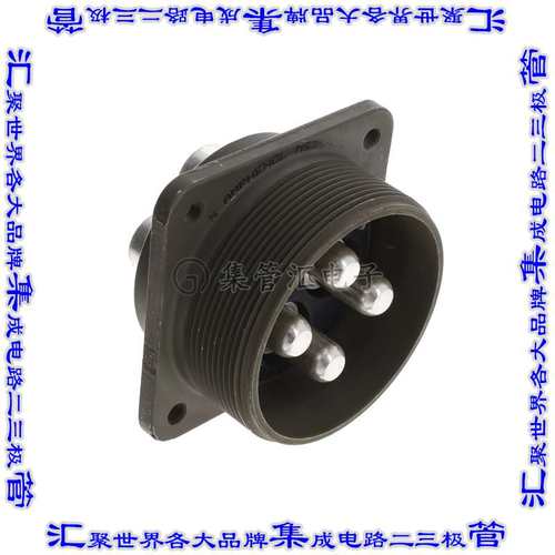 MS3102E36-5P 连接器接插件CONN RCPT MALE 4P SILV SLDR CUP