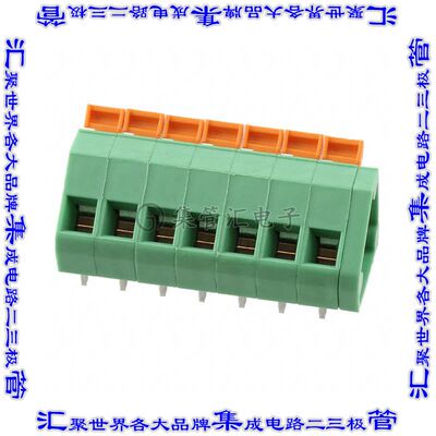 1753815 连接器接插件TERM BLOCK 7POS 45DEG 5.08MM PCB