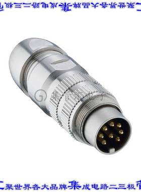 033200 08-1 连接器接插件AISG M16 PLUG CABLEMOUNT 8 POLE