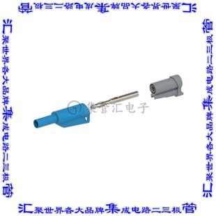 连接器接插件CONN BANANA PLUG CT2631 SLDR STACK BLUE