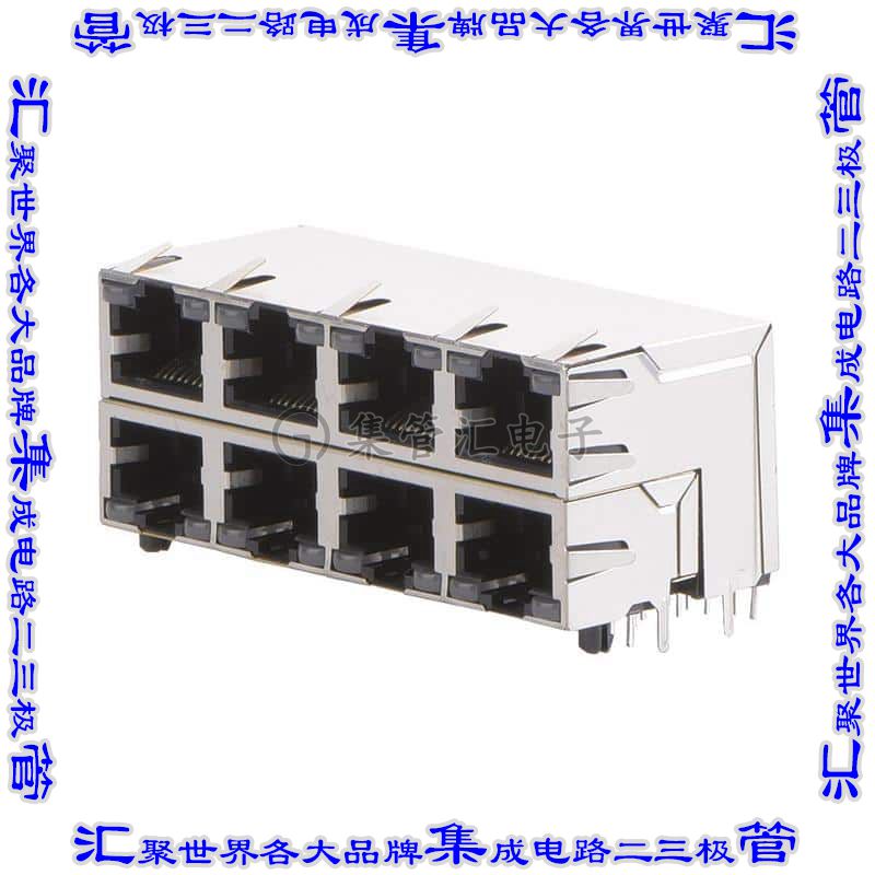 KRD-S-24-A-A-0-DN5 连接器接插件CONN MOD JACK 8PORT 10P10C SH