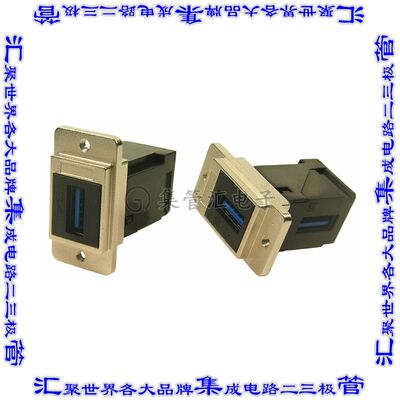 CP30755M3 连接器接插件RAFT METAL DUALSLIM USB3.0 A-A M