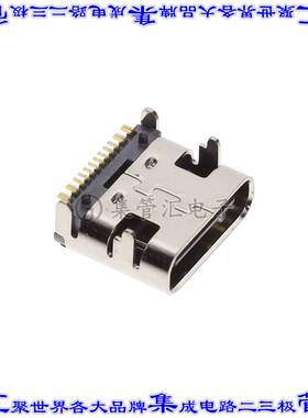 USB-CA16HTBTR 连接器接插件USB C TYPE 16P FEMALE WITH PEG 1