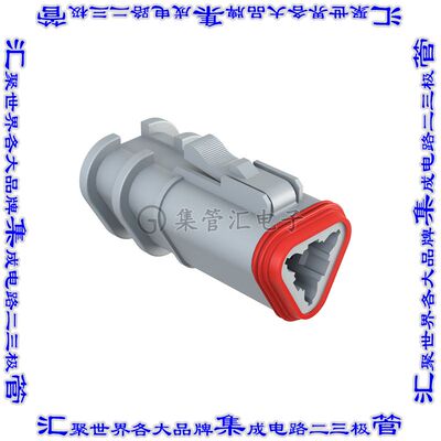 AT06-3S-OMRDGRY 连接器接插件3 POSITION OVERMOLDED PLUG, SOCK