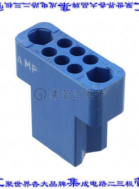 202758-3 连接器接插件CONN 6POS BLUE PNL MNT