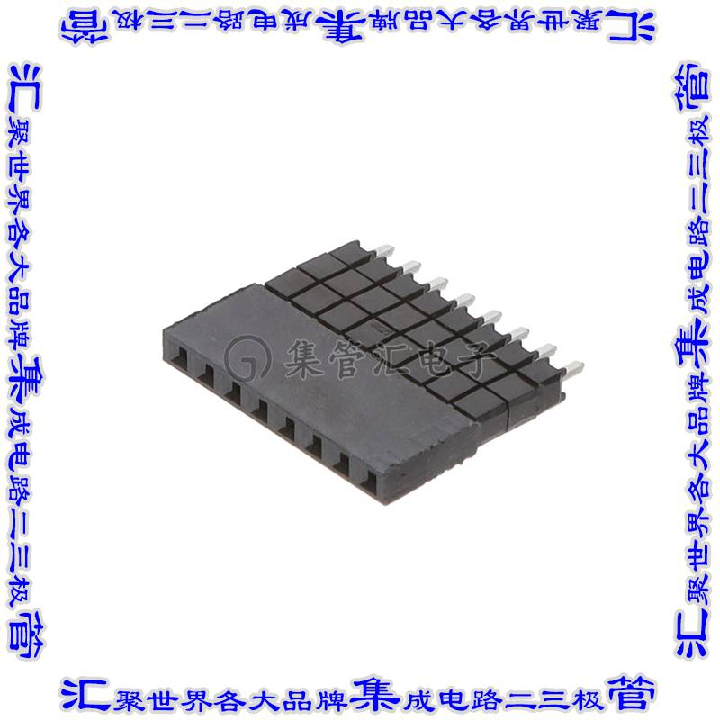 ESQ-108-33-T-S 连接器接插件CONN SOCKET 8POS 0.1 TIN PCB