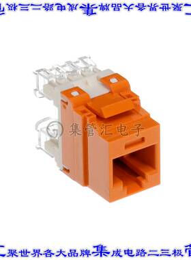 NK6X88MOR-Q 连接器接插件NETKEY CAT6A PUNCHDOWN JACK MODU