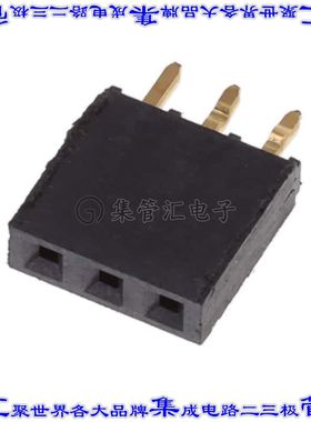 SSQ-103-01-G-S-LL 连接器接插件CONN RCPT 3POS 0.1 GOLD PCB