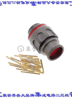 FGS.2M.319.XLMT 连接器接插件CONN PLUG FMALE 19POS GOLD CRIMP