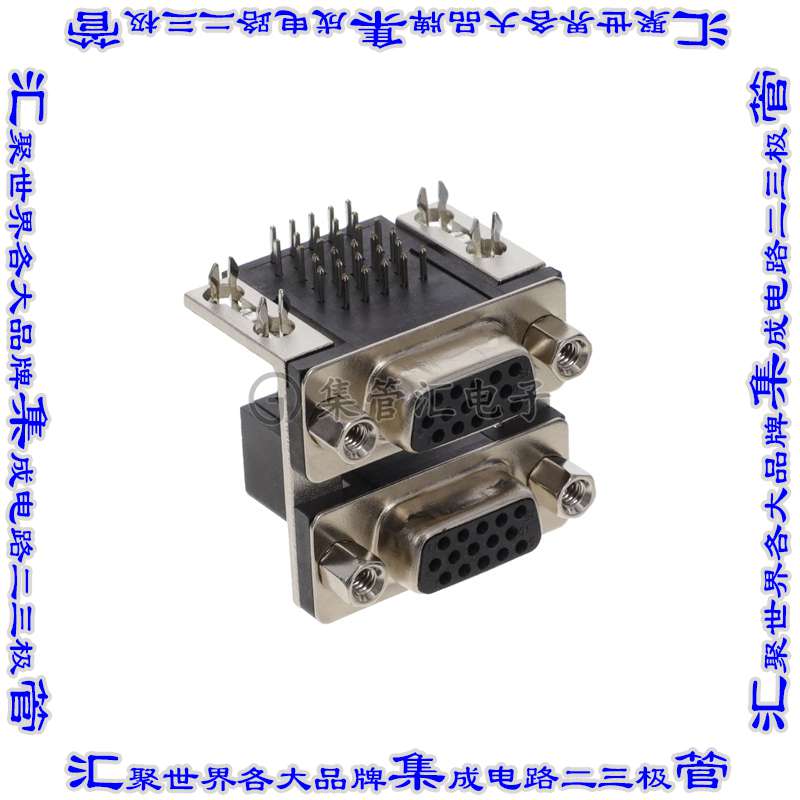 189-H15-513R577 连接器接插件CONN D-SUB PLUG 15POS R/A SLDR
