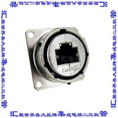 RJF6A7A1N 连接器接插件RJ FIELD CAT6A JAM NUT RECEPTACL