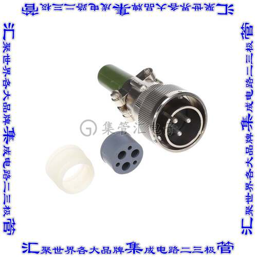 CA06COM-E22-2P-B-44 连接器接插件CONN PLUG W/PIN 3POS