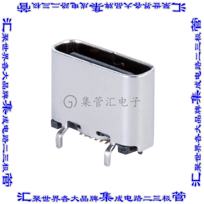 UJ20-C-V-G-SMT-P16-TR 连接器接插件USB JACK, TYPE C, 2.0, VER