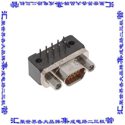 MDM-9SCBRM7-A174 连接器接插件CONN MICRO-D RCPT 9POS R/A SLDR