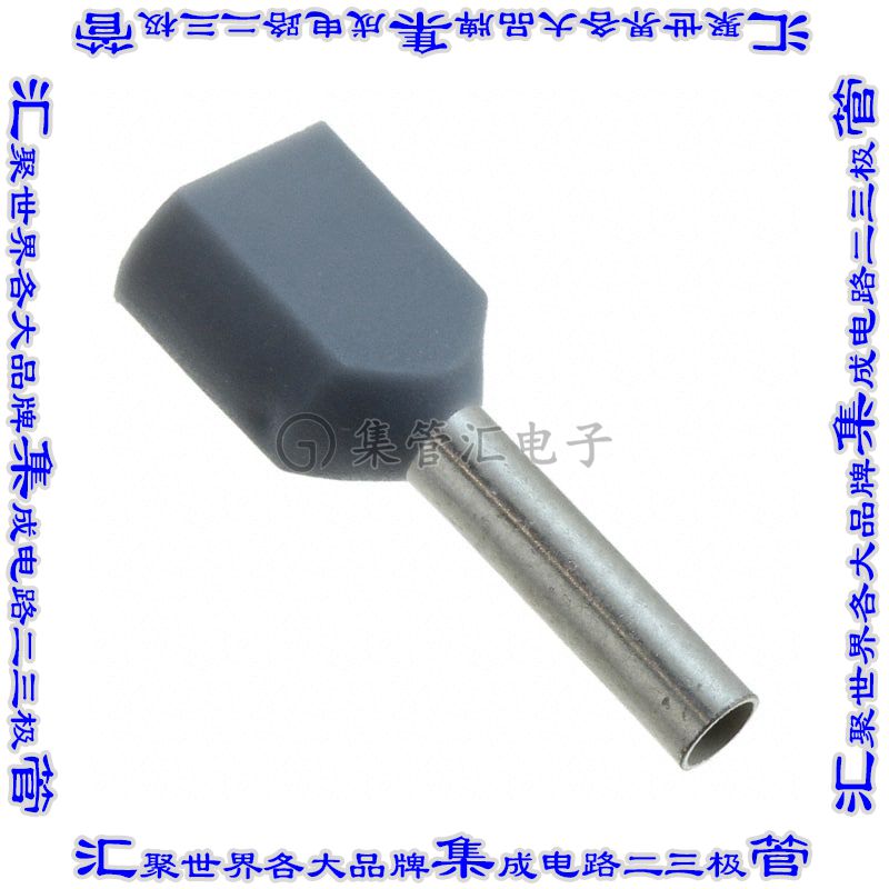 966144-2 连接器接插件CONN FERRULE DIN TWO X 18AWG GRY