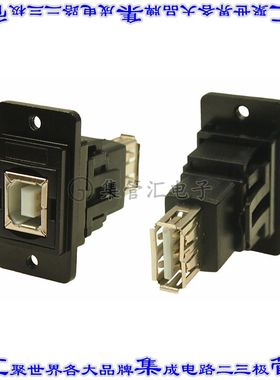 CP30707NMB440 连接器接插件DUALSLIM BLACK MTL USB2 B-A 4-40