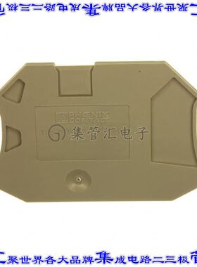 3047141 连接器接插件CONN TERM BLK END PLATE RAIL GRY