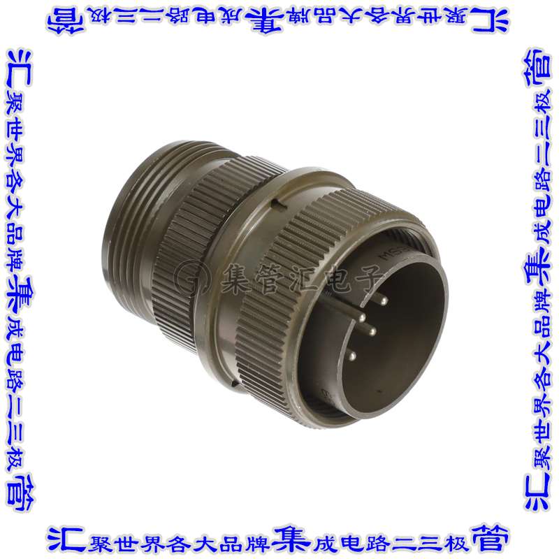 MS3106A20-33P 连接器接插件CONN PLUG MALE 11P SILV SLDR CUP