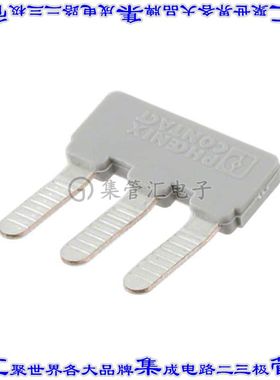 1733172 连接器接插件JUMPER TERM BLK 3POS FLAT PIN