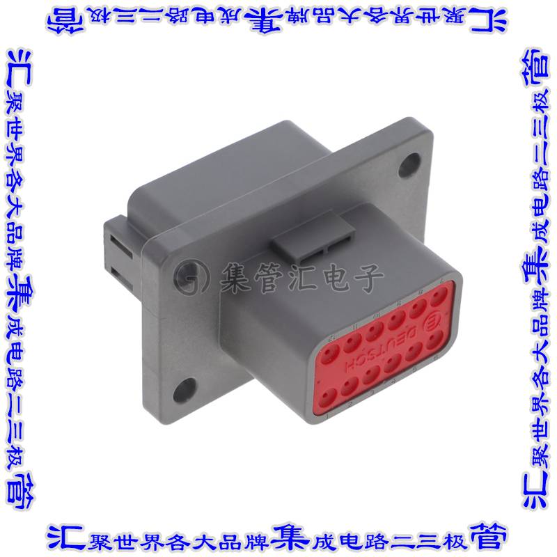 DT04-12PA-CL03 连接器接插件REC, 12P, GRY, E, FLANGE, A