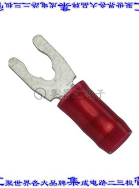 8-52929-1 连接器接插件CONN SPADE TERM 16-22AWG #6 RED