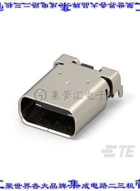 2129691-2 连接器接插件USB3.1 TYPE-C REC MID-MOUNT 0.48