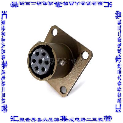 MSW02E10-7S 连接器接插件BOX MOUNT RECEPTACLE, ENVIRONMEN