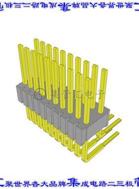 HTMS-110-01-G-D-RA 连接器接插件CONN HDR .050