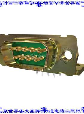 DEM09P732N 连接器接插件DSUB DM R/A STB 9 PIN