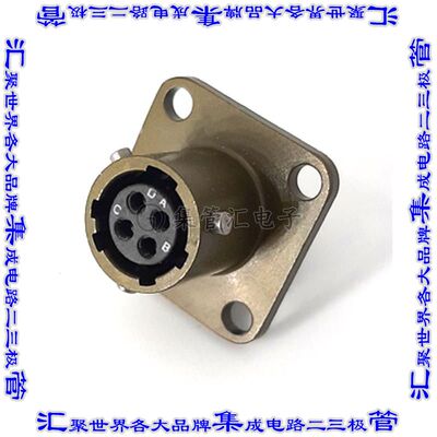 MSW02E8-4S 连接器接插件BOX MOUNT RECEPTACLE, ENVIRONMEN