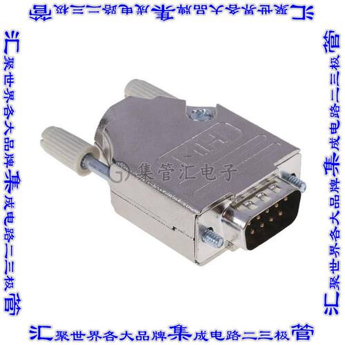 MHDTZK9-DM9P-K 连接器接插件9 WAY D-SUB HOOD DIE CAST TOP EN