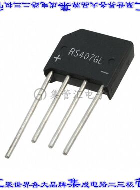 RS407GL-BP 桥式整流器二极管 BRIDGE RECT 1PHASE 1KV 4A RS-4L