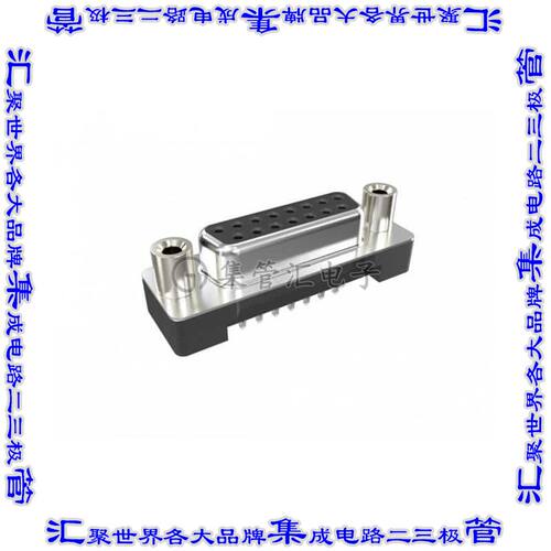 NFD17A15SA3E1CA 连接器接插件D-SUB, 15 PIN SOCKET, VERTICAL P