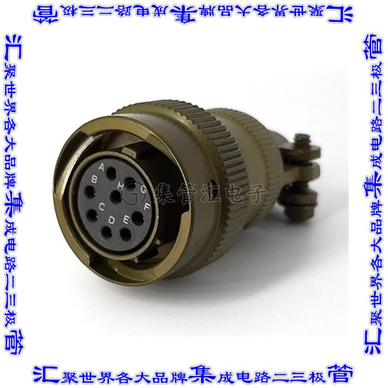 MSW06A12-8S-SR 连接器接插件CABLE PLUG, WITH STRAIN RELIEF C