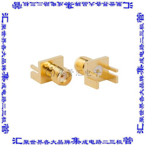 901-10044-6RFX 连接器接插件SMA EDGE LAUNCH PCB JACK, 50 OHM