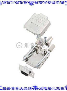 6355-0004-11 连接器接插件D-SUB BACKSHELL, SHIELDED, 180 +