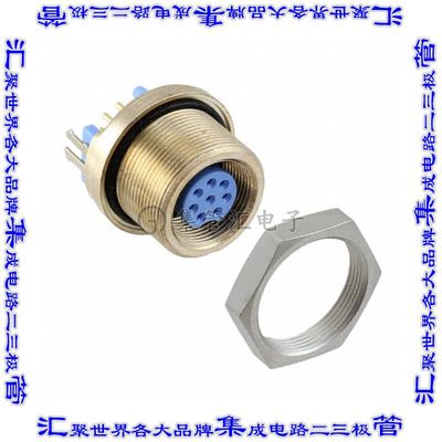 7-1437719-8 连接器接插件CONN RCPT FMALE 8POS SOLDER